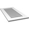 Ekena Millwork Vertical Surface Mount PVC Gable Vent: Functional, w/ 3-1/2"W x 1"P Standard Frame, 18"W x 36"H GVPVE18X3601SF - alternate 4